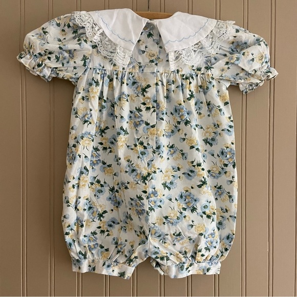 Vintage Girls Floral Romper Size 18 Months Excellent Preowned Condition - Picture 4 of 10